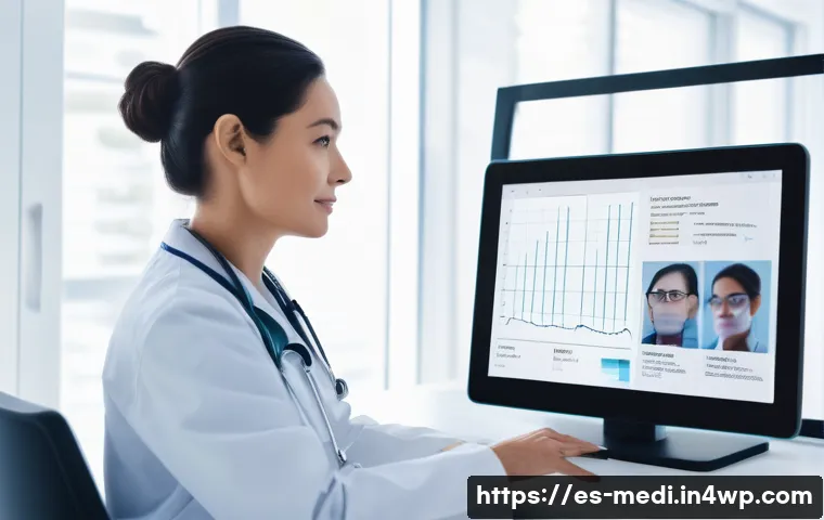 원격의료 서비스에서의 의사결정 지원 시스템 - **Prompt 1: Virtual Consultation with AI Assistance**
    "A female doctor, in her late 30s, with a ...